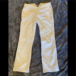 GC super cute Express velvet touch white pants jeans sz9/10